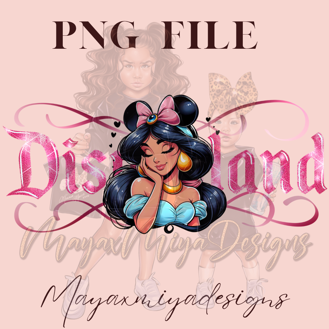 PRINCESS J DREAM BIG PNG WRAP