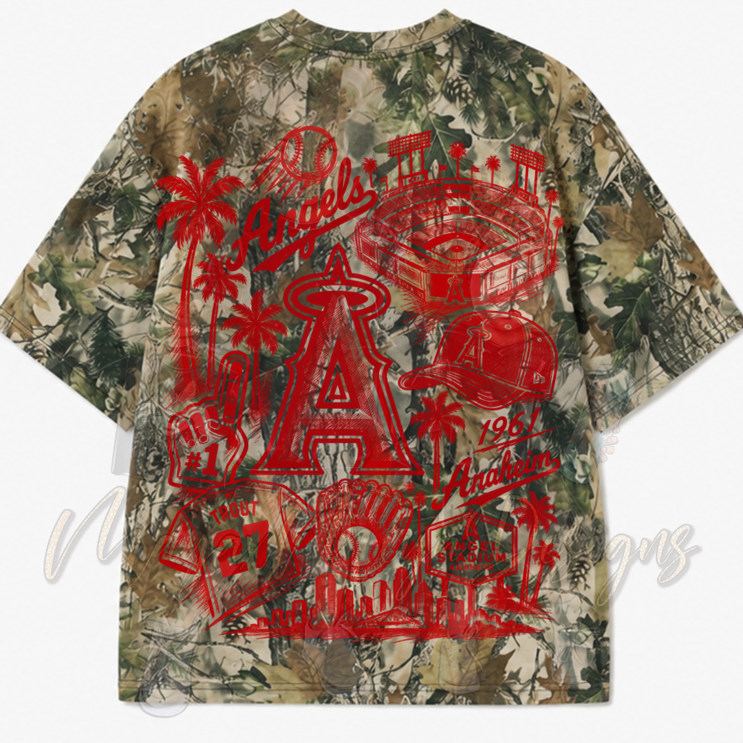 LAA BASEBALL SKETCH DTF TRANSFER