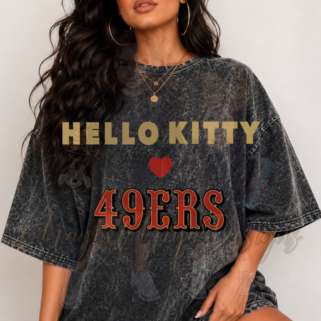 HK LOVES 49ERS DTF TRANSFER