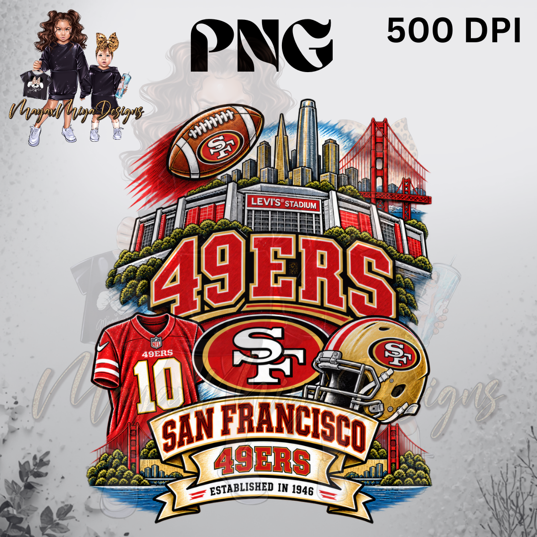SF49ERS SKETCH PNG