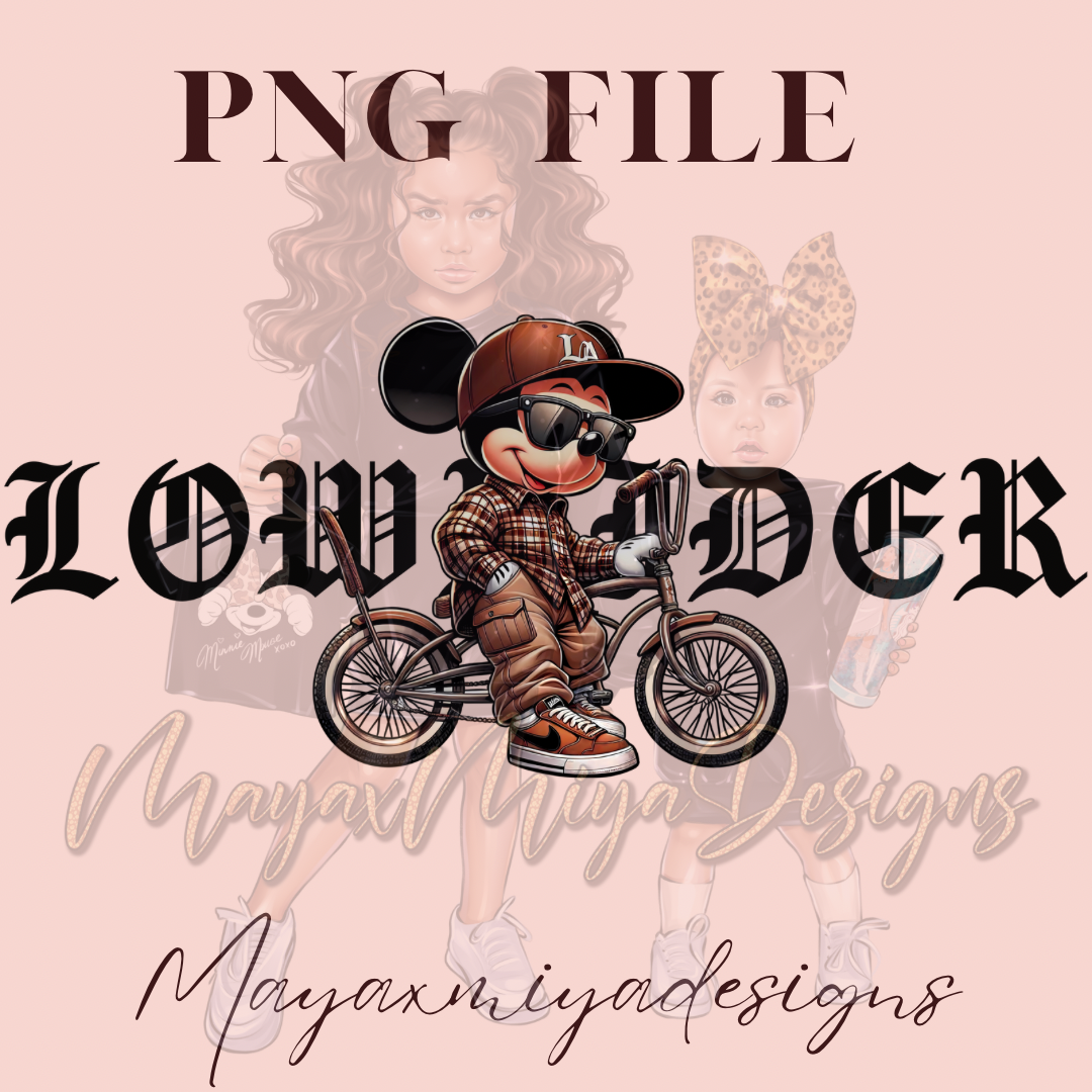 M MOUSE LOWRIDER PNG WRAP