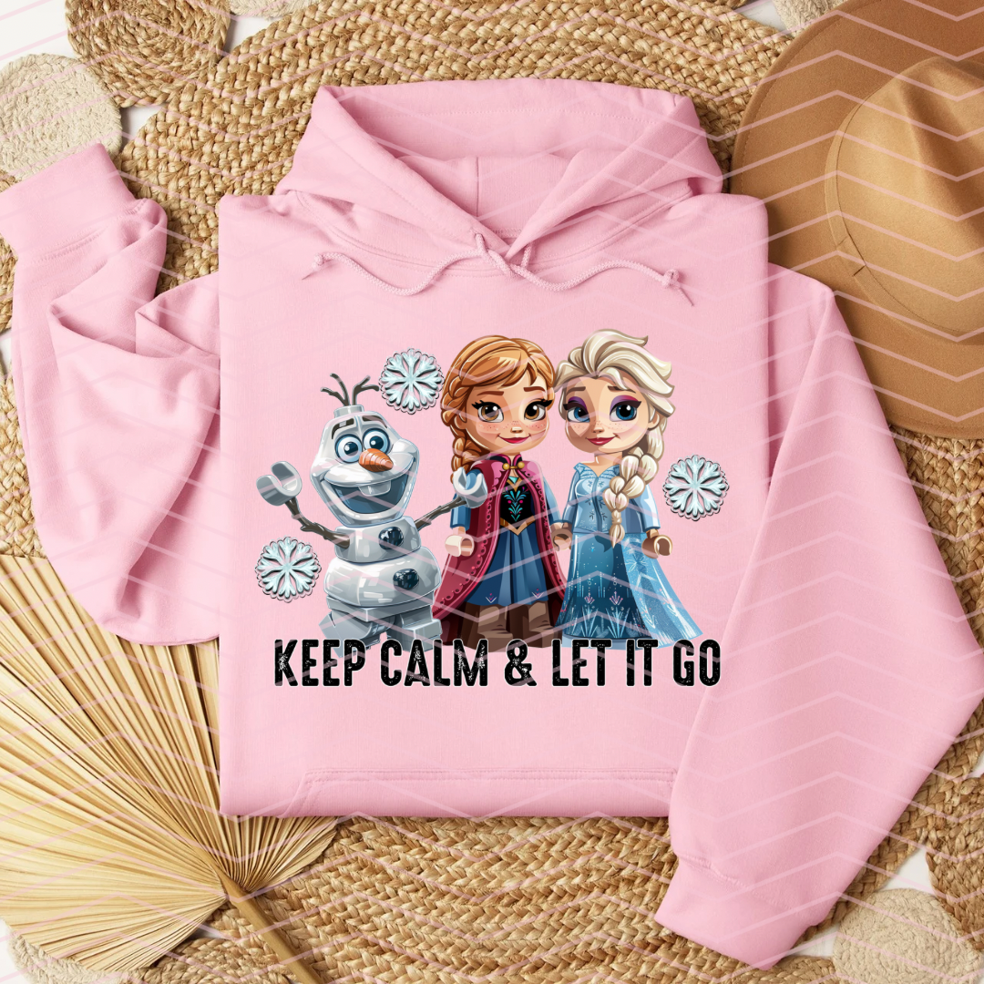 KEEP CALM & LET IT GO DTF TRANSFER