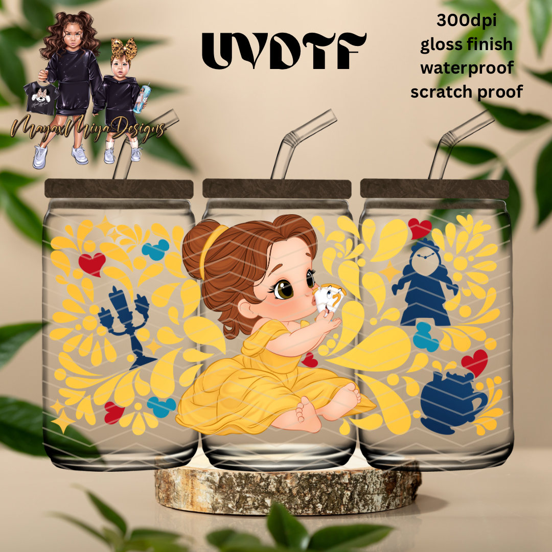 BBY PRINCESS B KISS UVDTF WRAP – MayaxMiyadesigns
