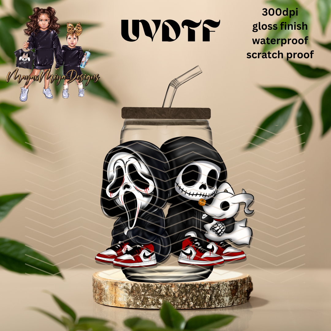 JACK N GHOST F UVDTF DECAL