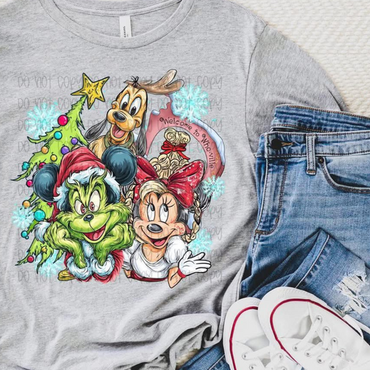 GRINCH MMOUSE DTF TRANSFERS