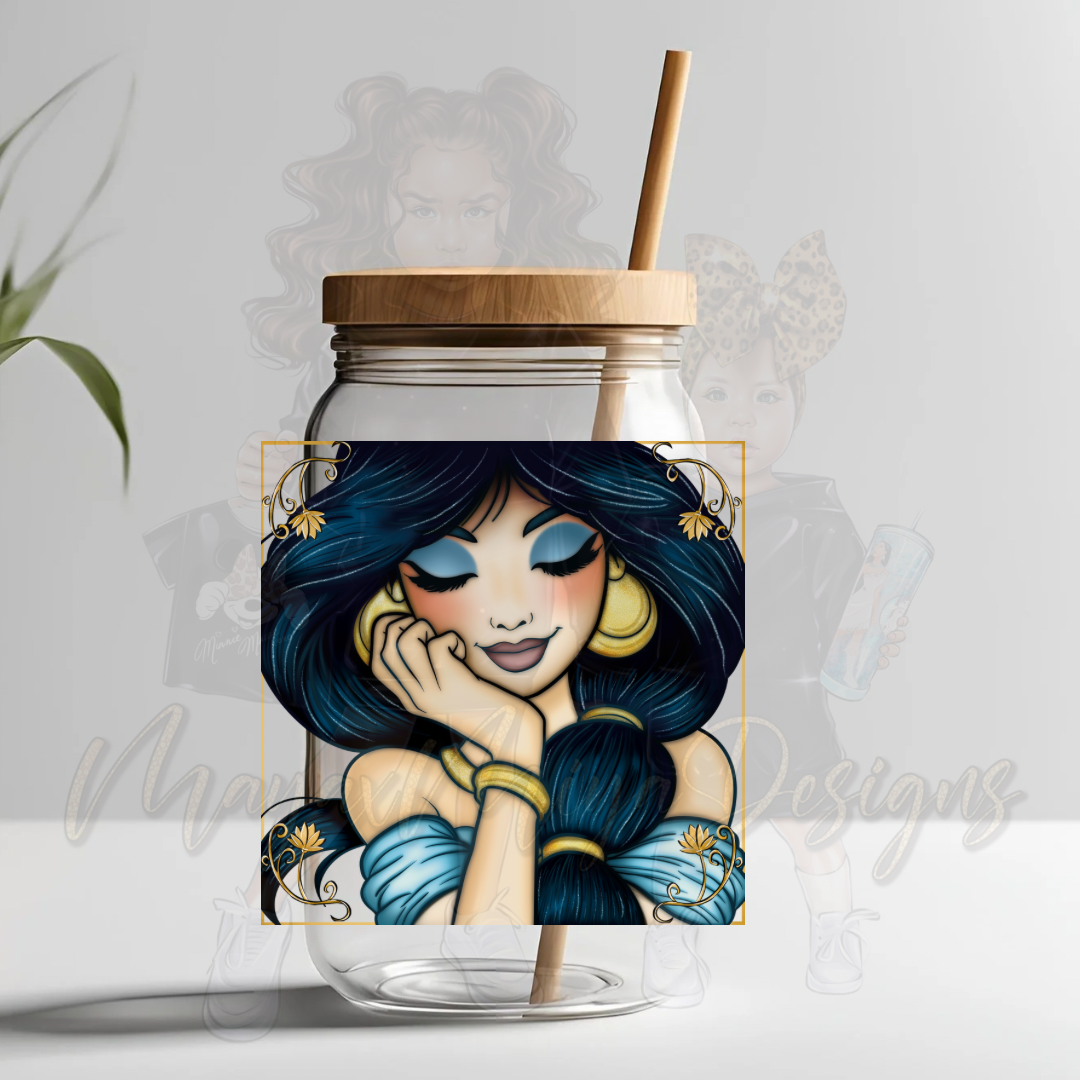 PRINCESS J IN FRAME UVDTF DECAL