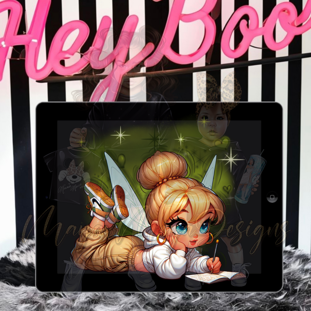 PRINCESS TB AIRBRUSH PNG WITH SLEEVE