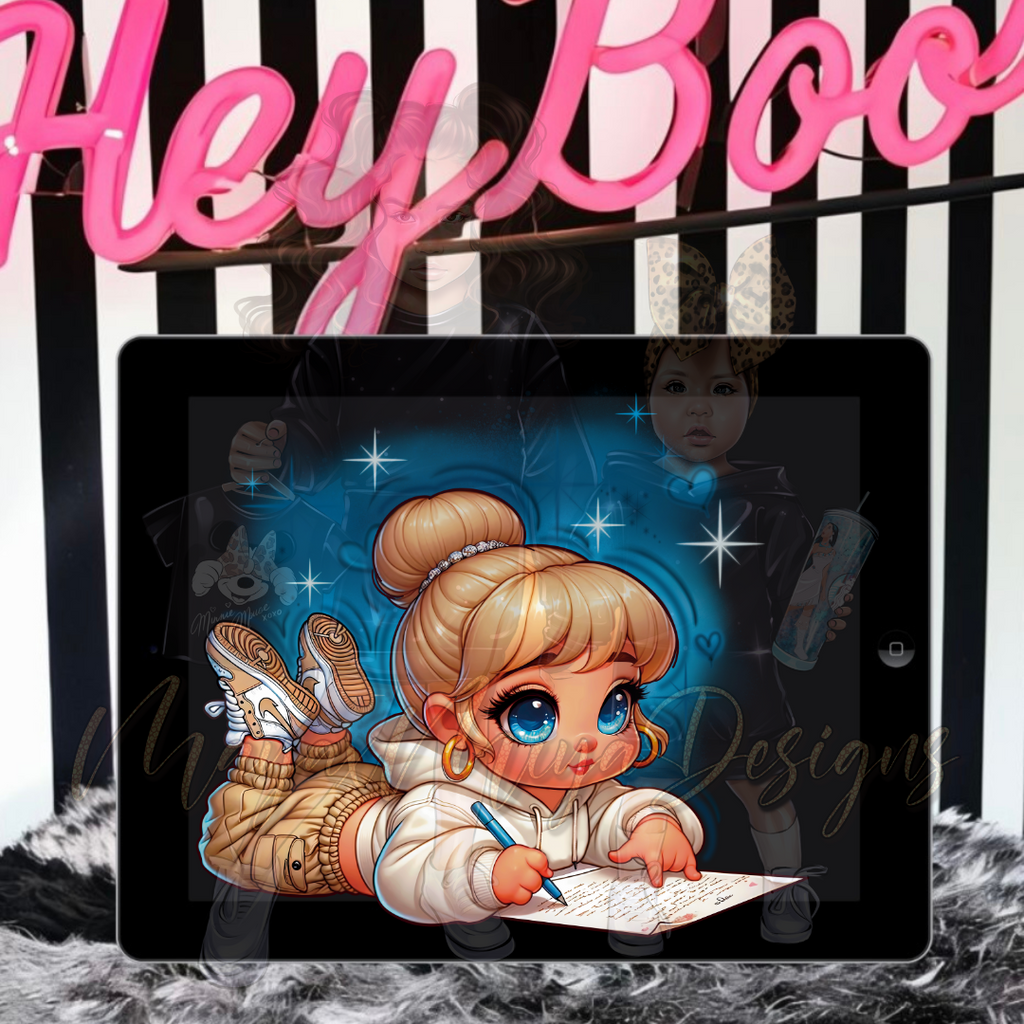 PRINCESS C AIRBRUSH PNG WITH SLEEVE