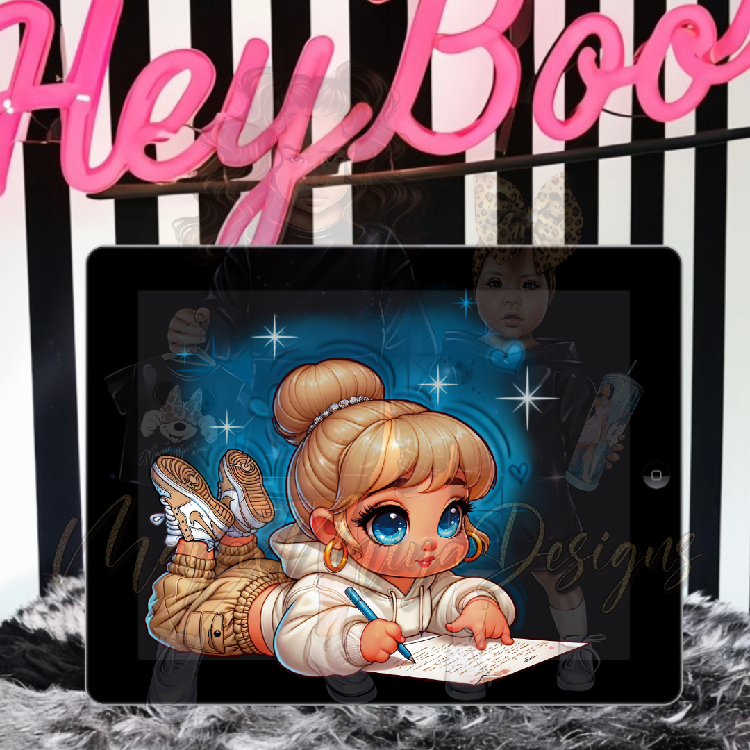 PRINCESS C AIRBRUSH PNG WITH SLEEVE