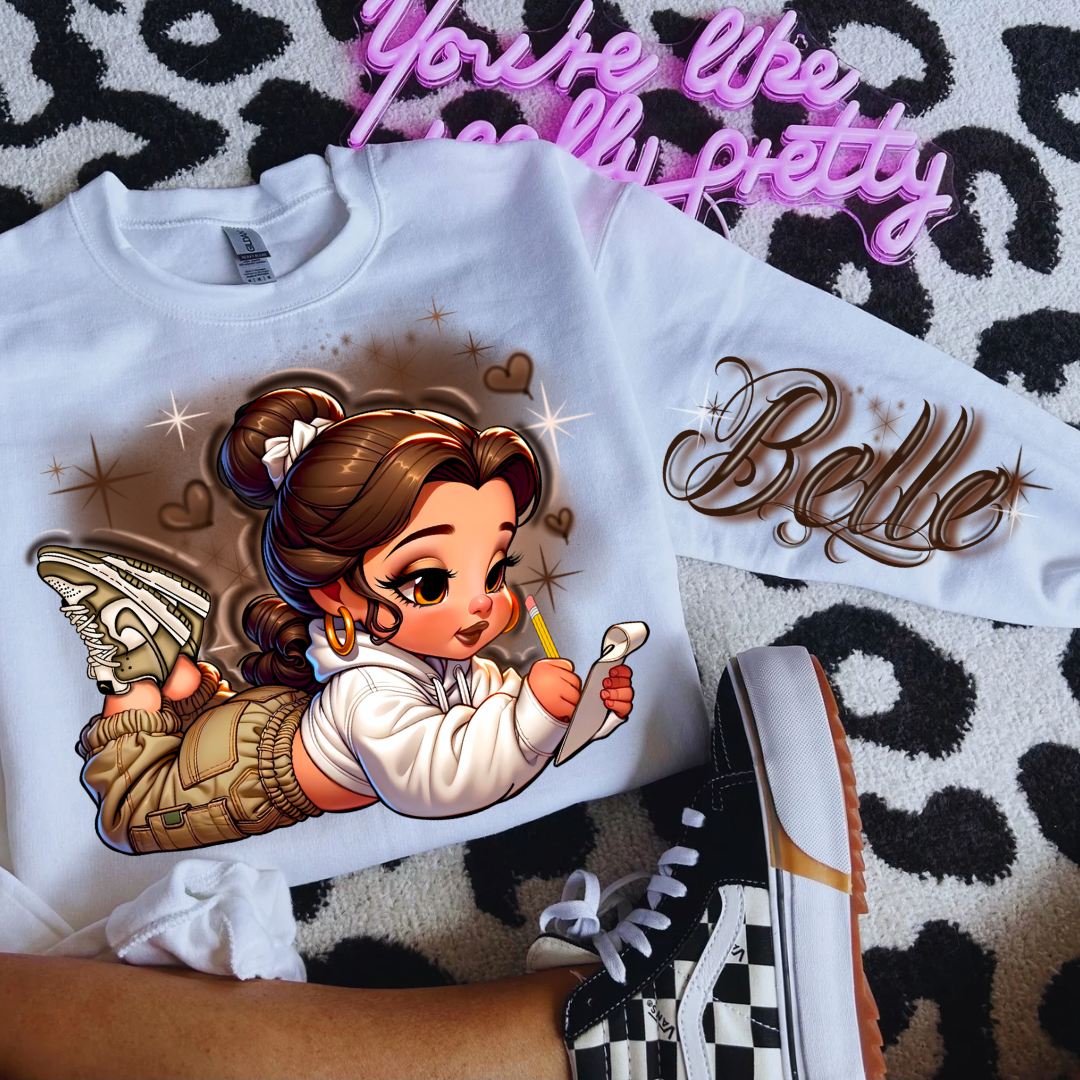 PRINCESS B AIRBRUSH PNG WITH SLEEVE