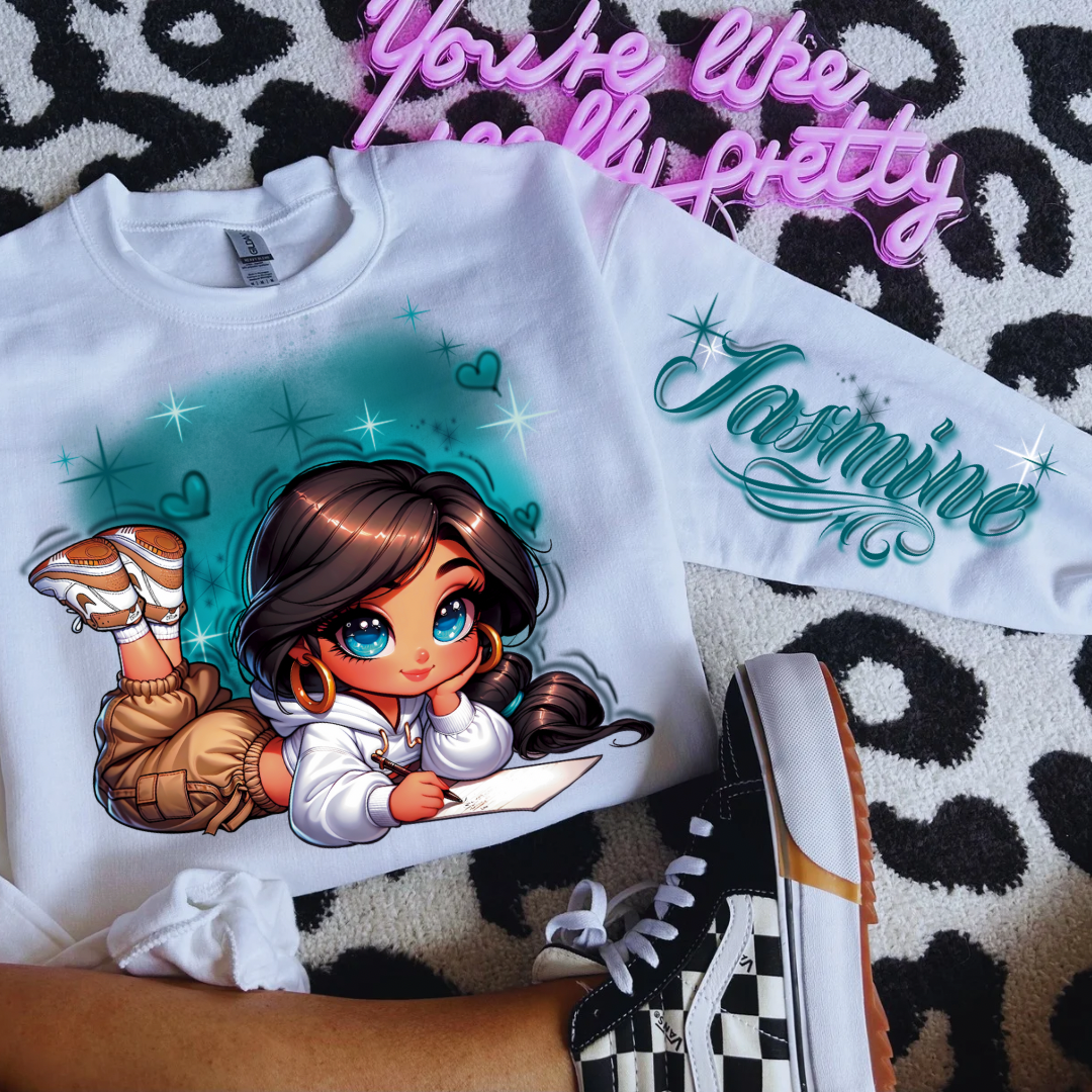 PRINCESS J AIRBRUSH PNG WITH SLEEVE