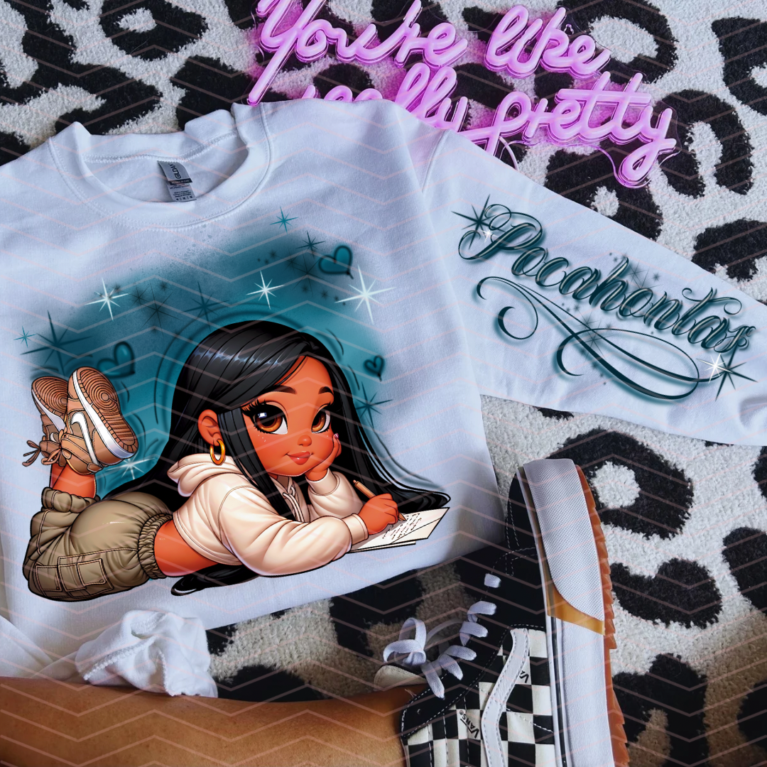 PRINCESS P AIRBRUSH PNG WITH SLEEVE