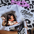 PRINCESS MLAN AIRBRUSH DTF TRANSFERS