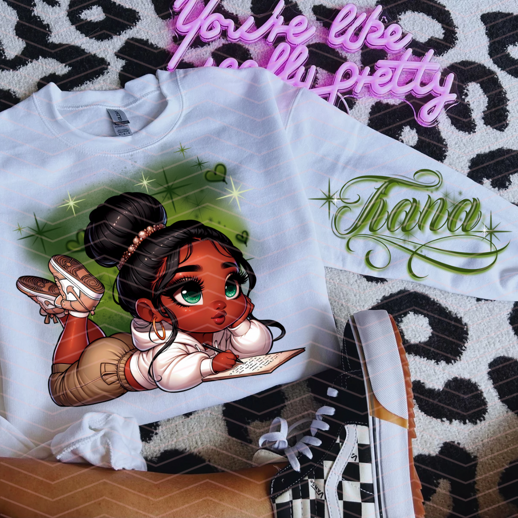 PRINCESS T AIRBRUSH PNG WITH SLEEVE