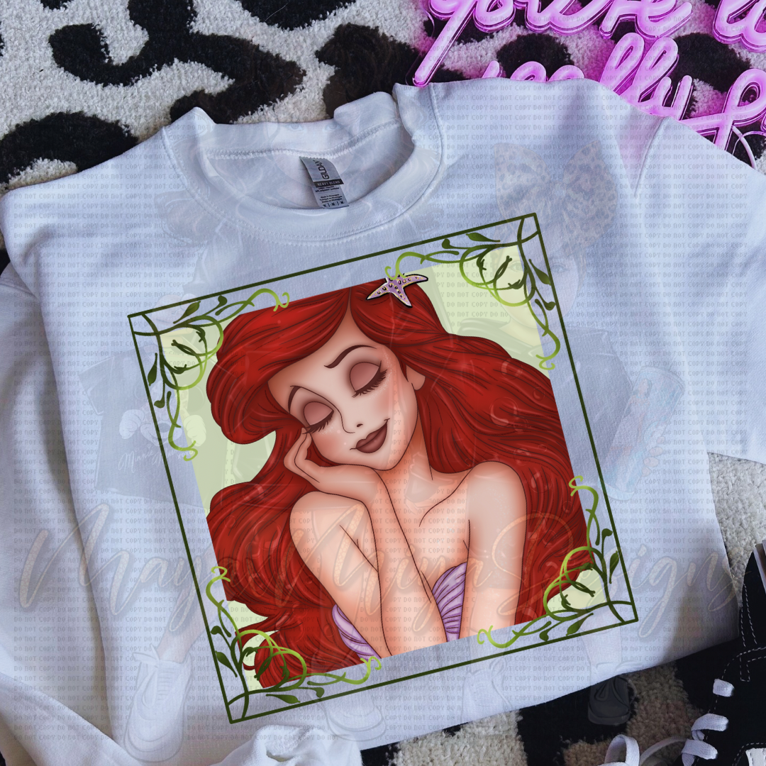 PRINCESS A FRAME DTF TRANSFERS