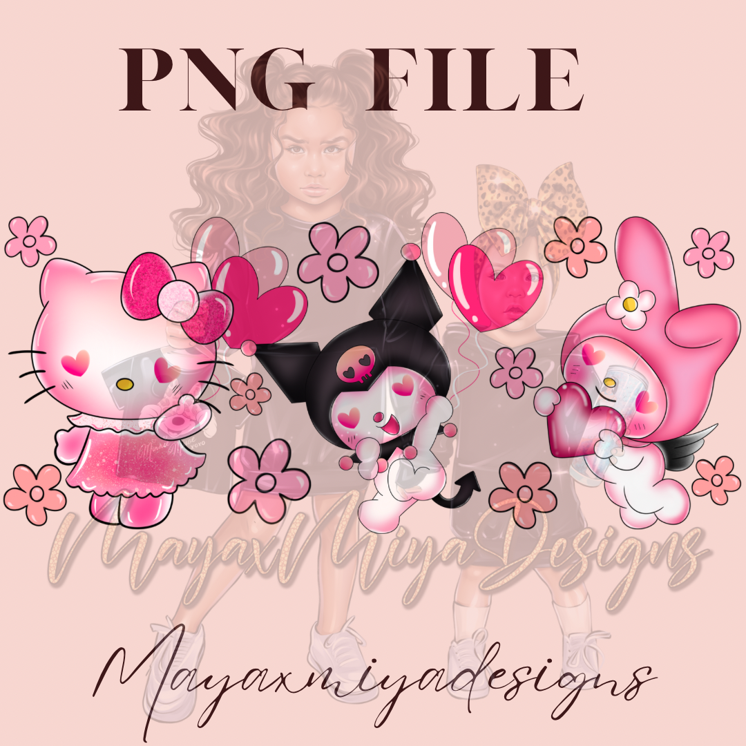 SR FRIENDS PINK PNG WRAP