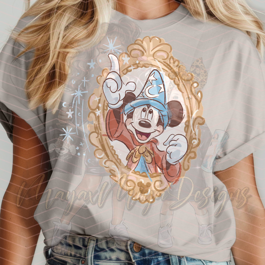 MAGICAL M MOUSE WIZARD DTF TRANSFERS