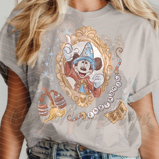 MAGICAL M MOUSE WIZARD V2 DTF TRANSFERS