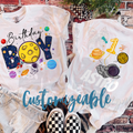 ASTRONAUT BIRTHDAY BOY CUSTOMIZEABLE  DTF TRANSFERS