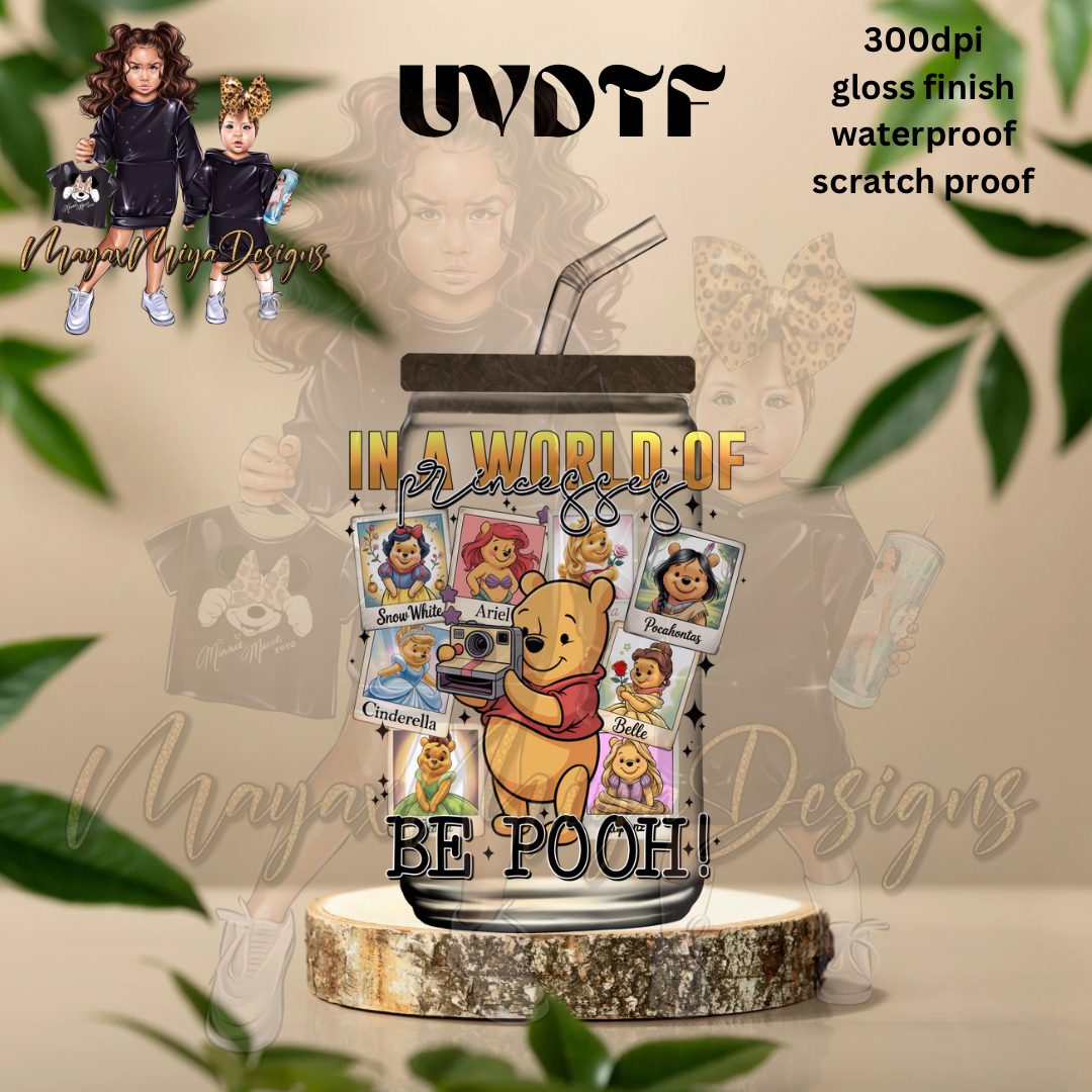 WRP IN A WORLD OF PRINCESSES UVDTF DECAL