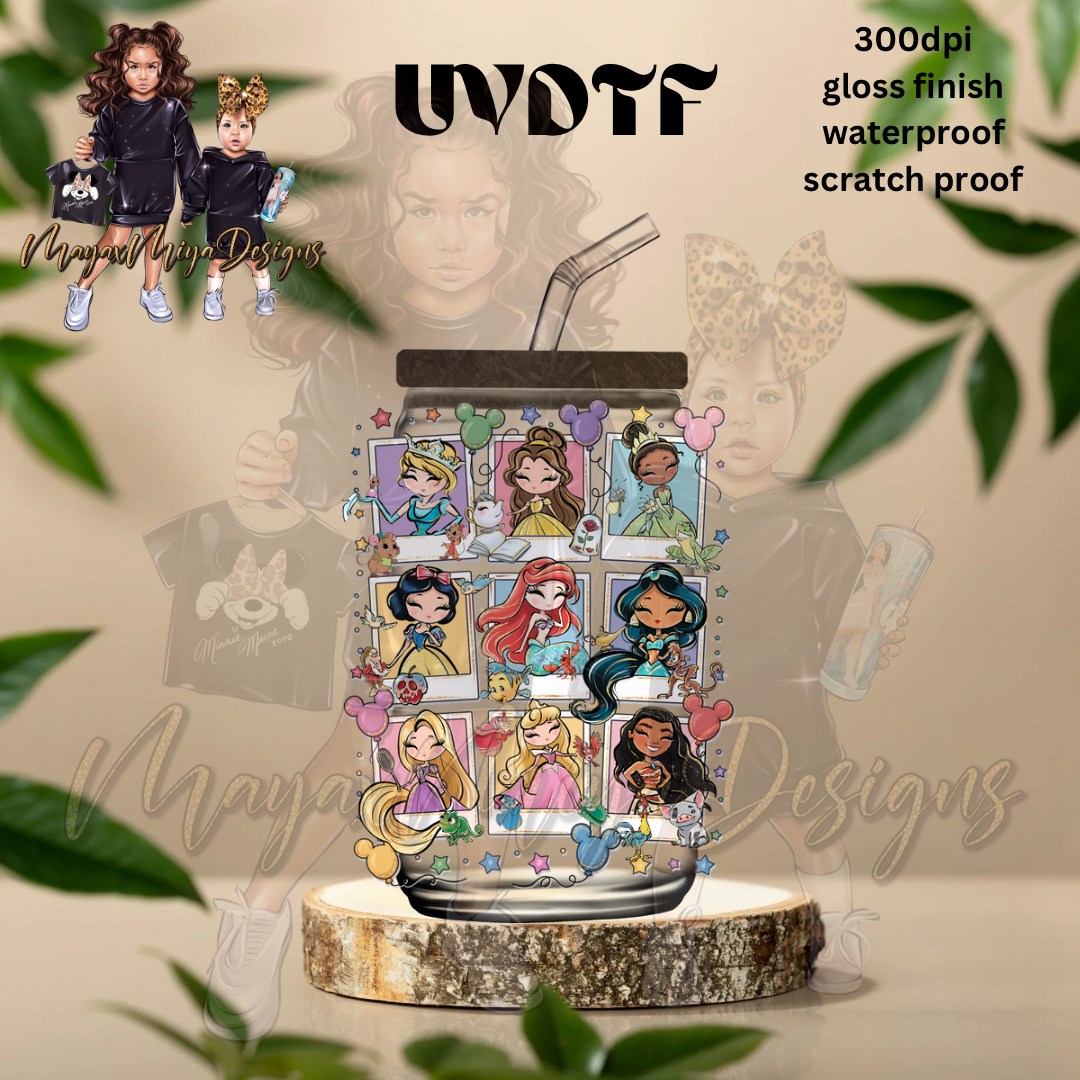 PRINCESS COLLECTION UVDTF DECAL