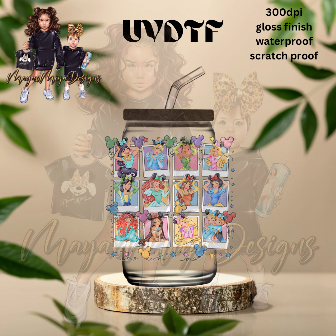 PRINCESS COLLECTION V2 UVDTF DECAL