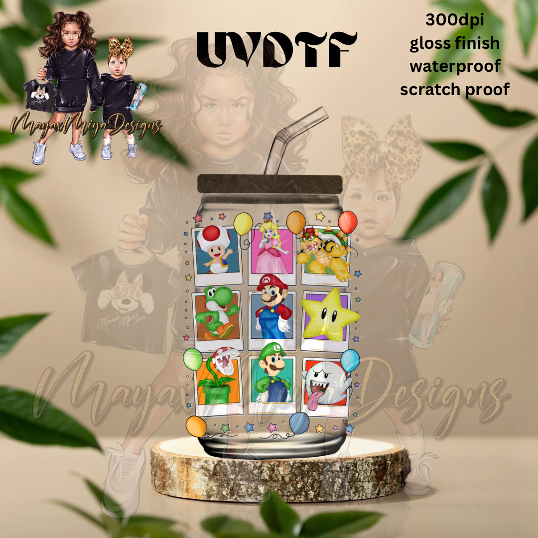 SUPER M COLLECTION UVDTF DECAL