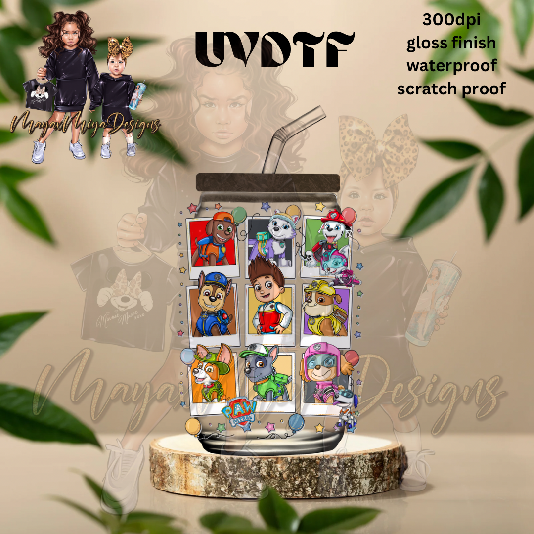 PAW P COLLECTION UVDTF DECAL
