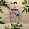 PRINCESS A MIRROR FRIENDS UVDTF DECAL