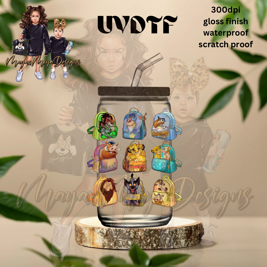 TLK BACKPACKS UVDTF DECAL