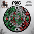 AZTEC CALNDER MEX COLORS PNG