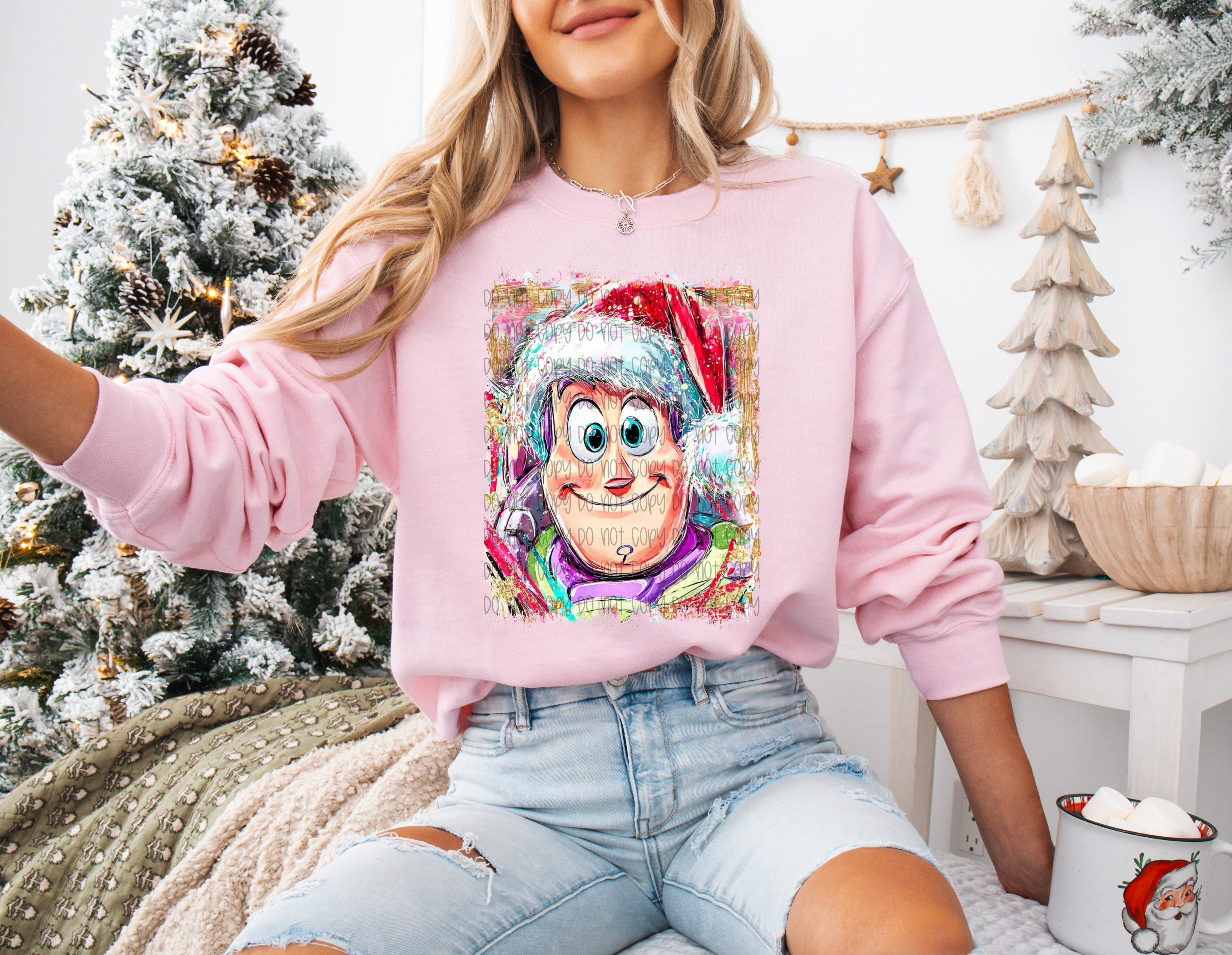 T STORY BZZ LY CHRISTMAS SPIRIT DTF TRANSFERS