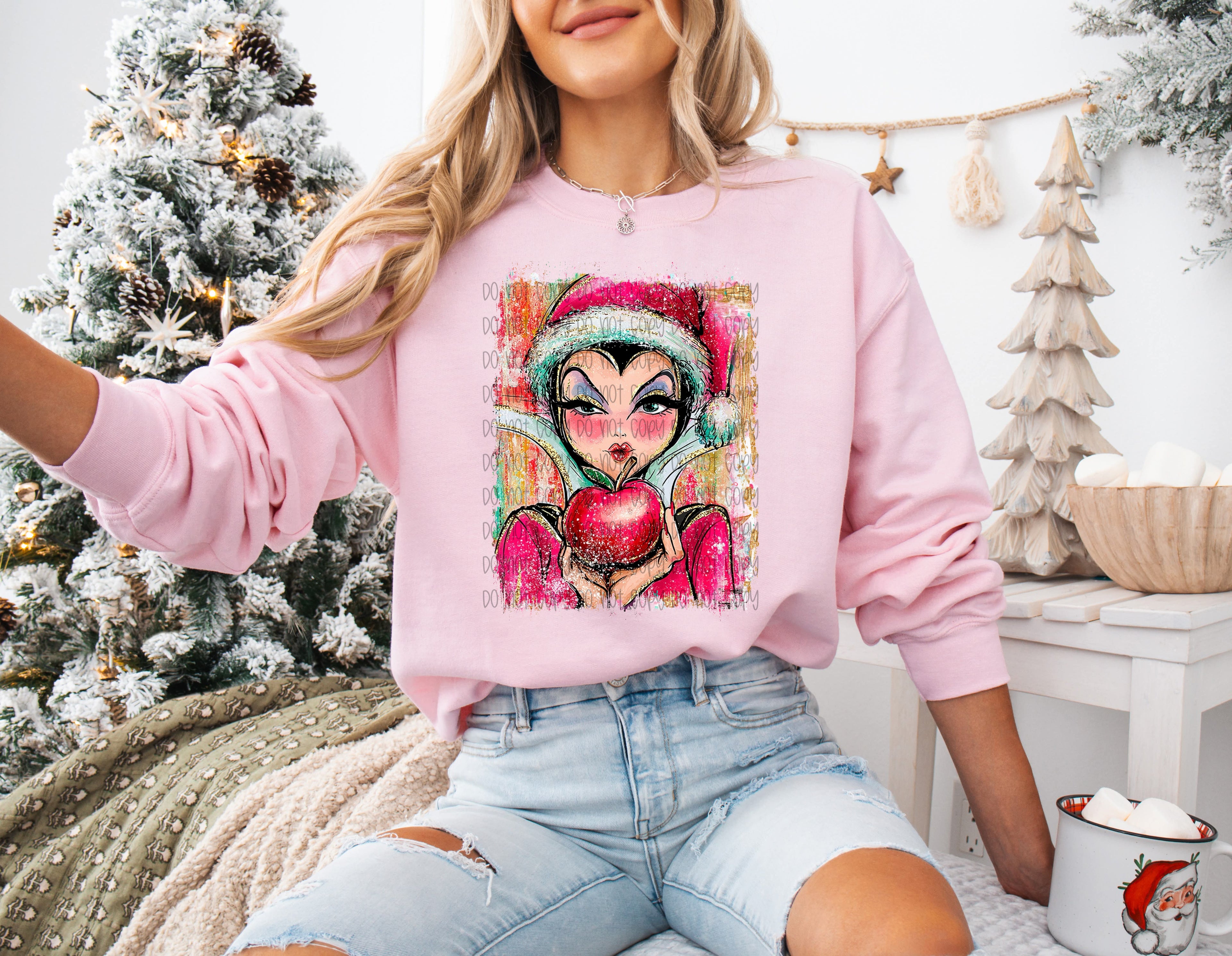 EVL QUEEN VILLAIN CHRISTMAS SPIRIT DTF TRANSFERS