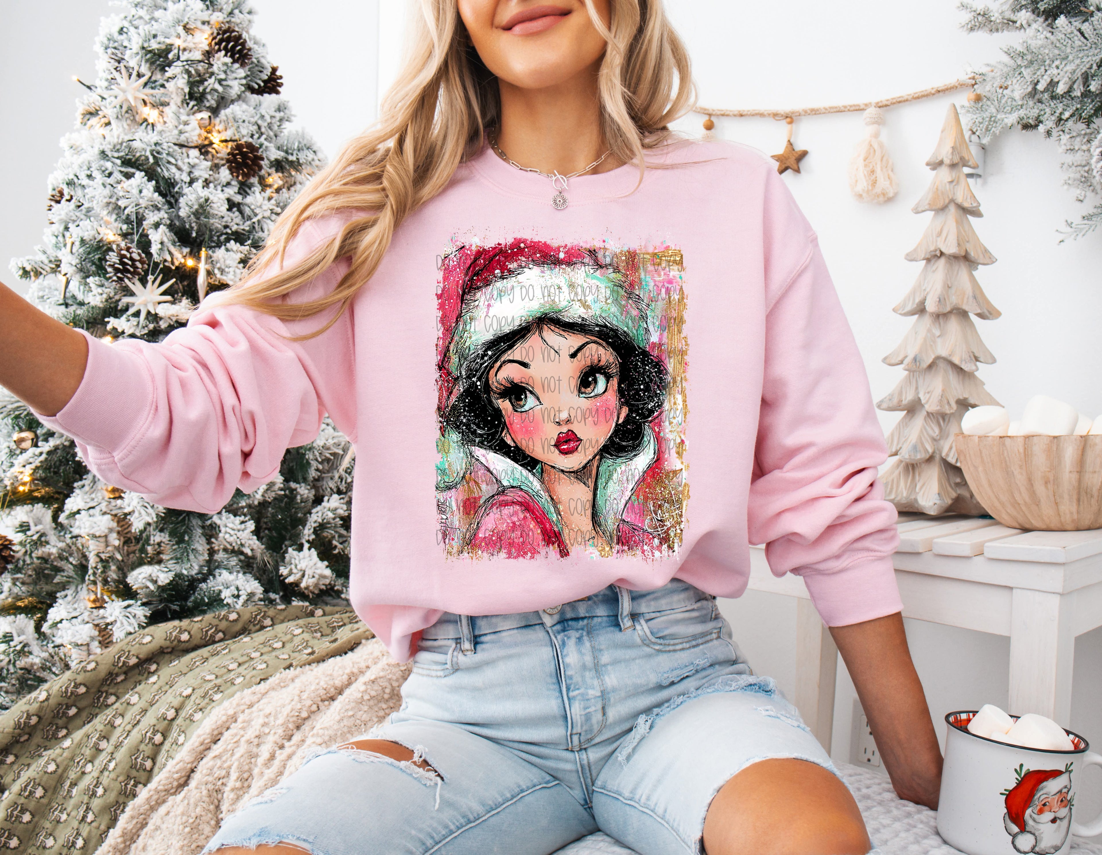 PRINCESS SW CHRISTMAS SPIRIT DTF TRANSFERS