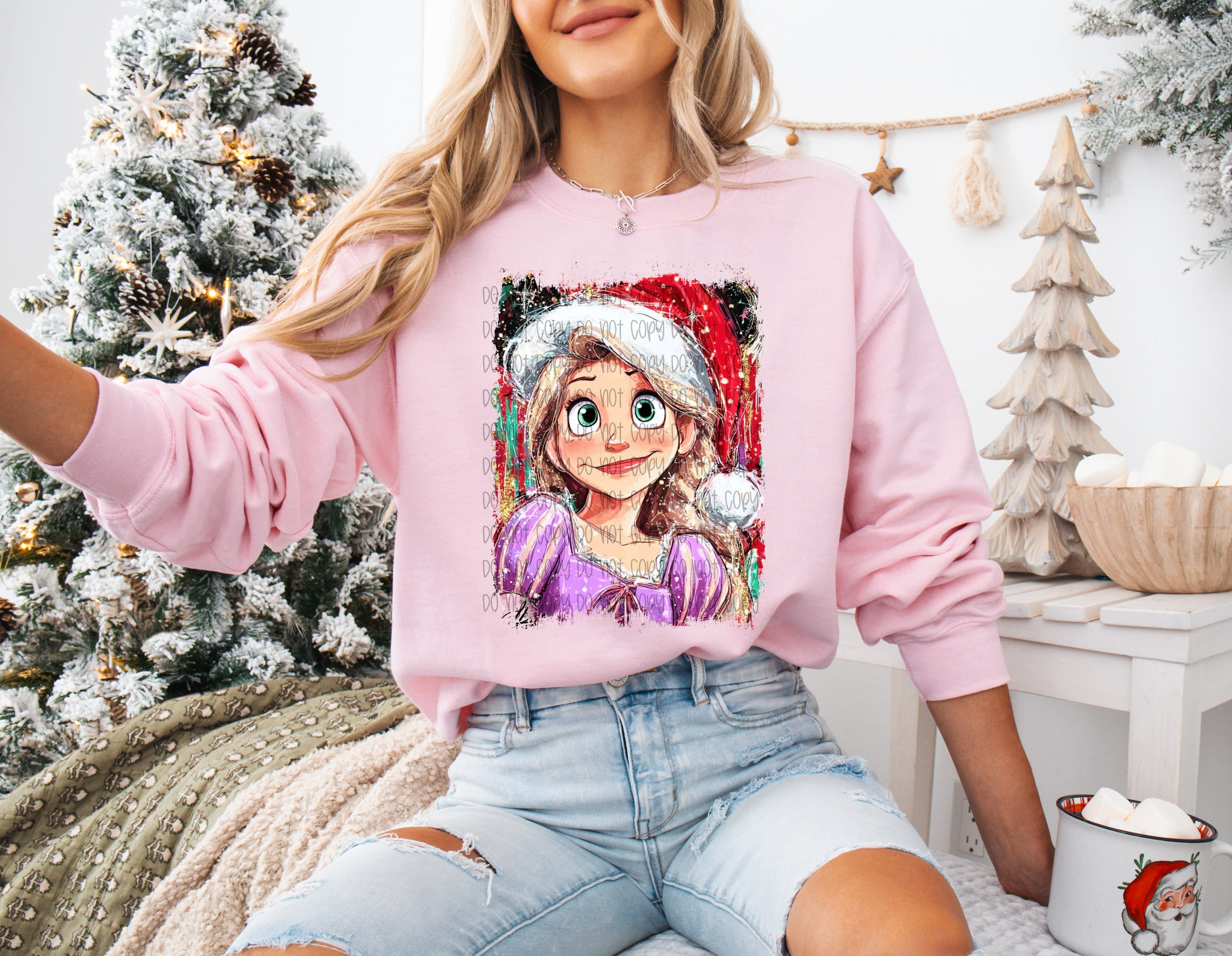 PRINCESS R CHRISTMAS SPIRIT DTF TRANSFERS